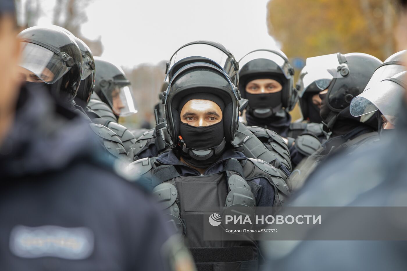 Акция протеста оппозиции в Молдове