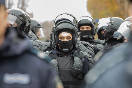 Акция протеста оппозиции в Молдове