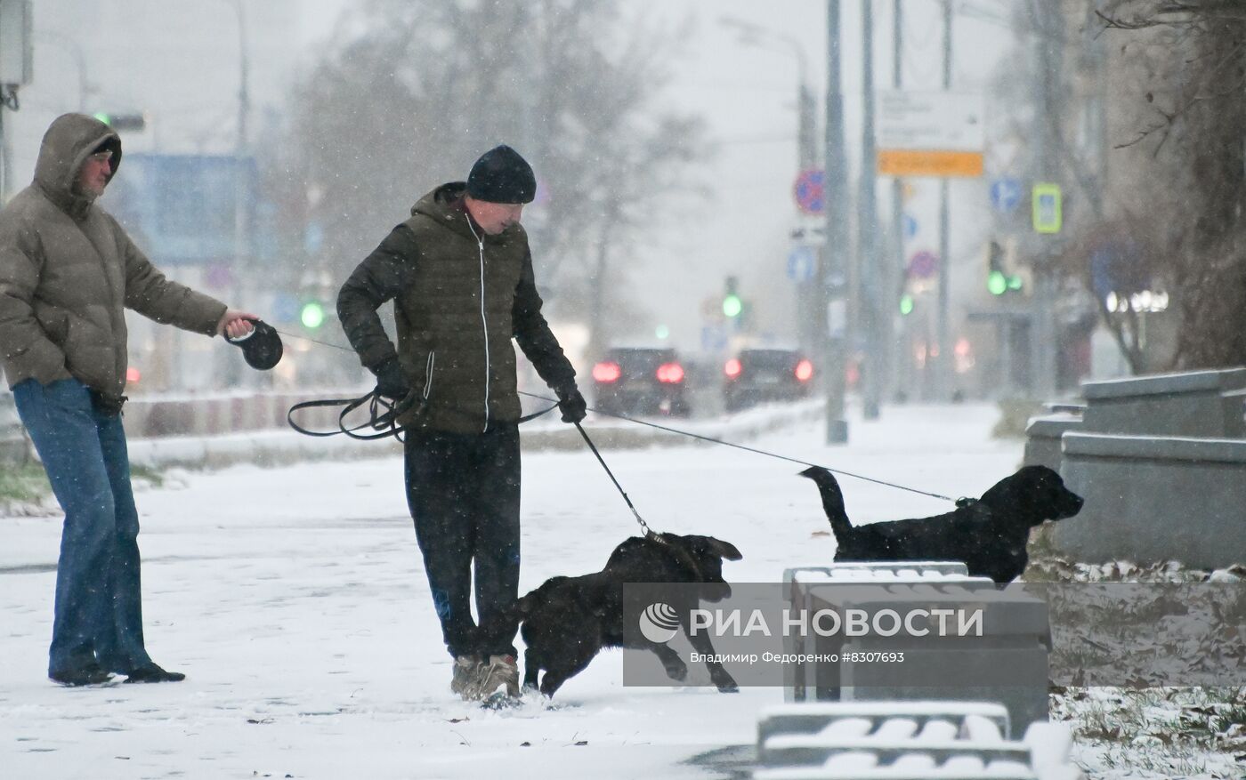 Снег в Москве