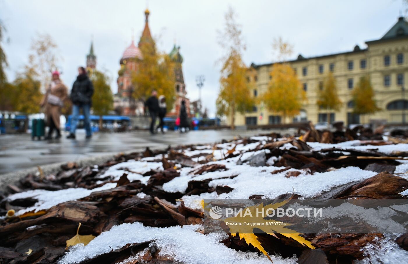 Снег в Москве