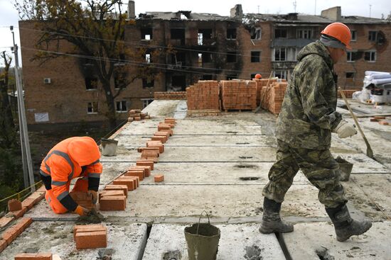 Восстановление Волновахи в ДНР