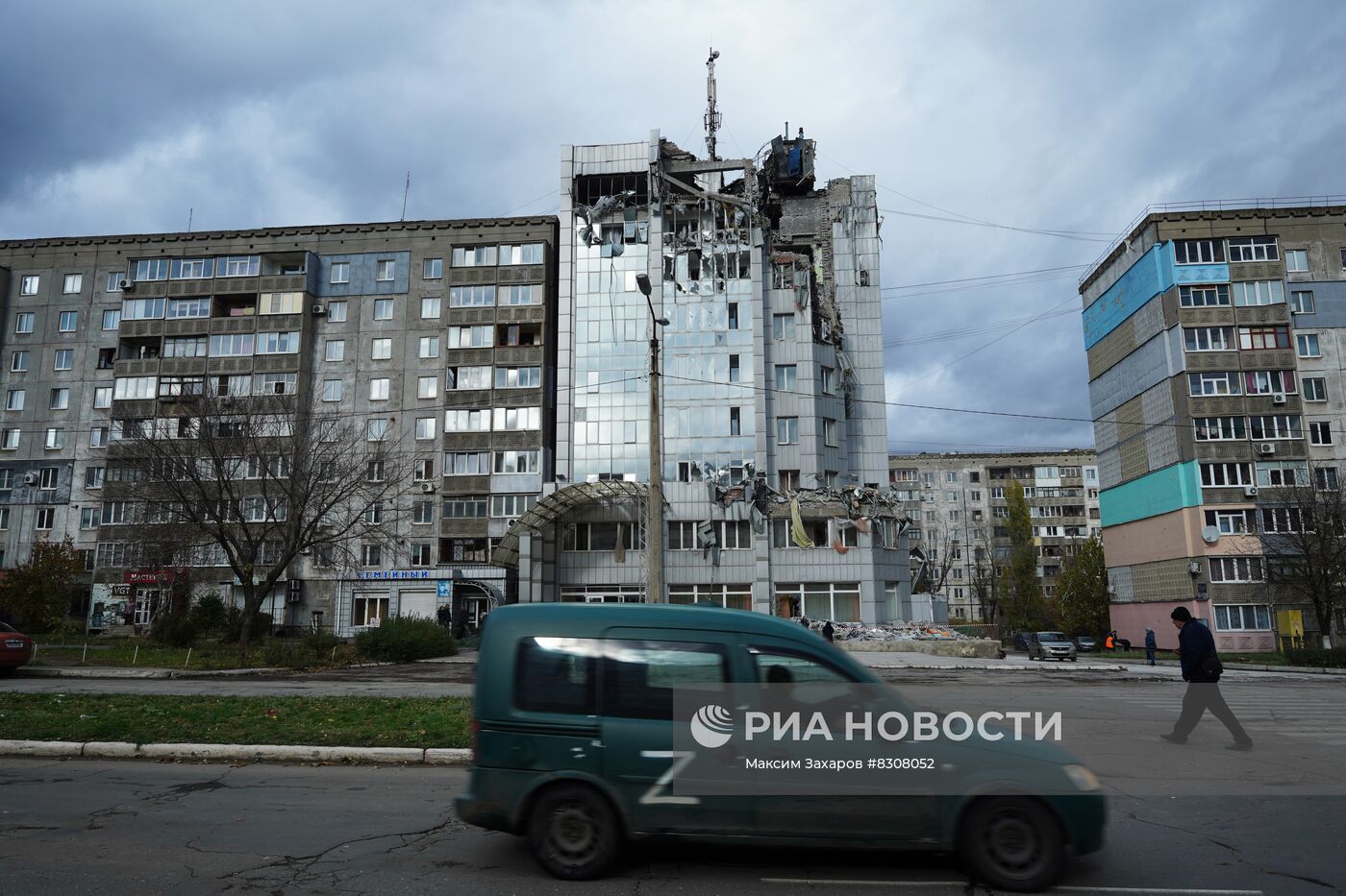 ВСУ обстреляли Алчевск в ЛНР из РСЗО HIMARS | РИА Новости Медиабанк