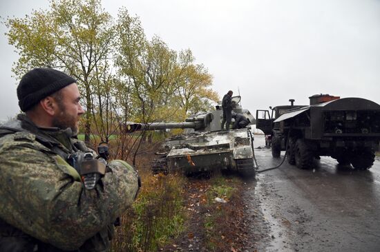 Военнослужащие МО РФ выполняют боевые задачи в Харьковской области