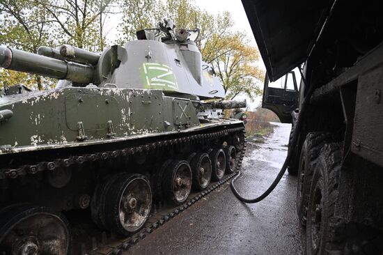 Военнослужащие МО РФ выполняют боевые задачи в Харьковской области