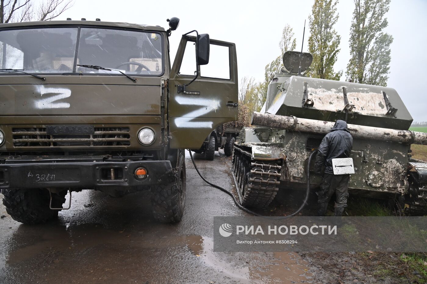 Военнослужащие МО РФ выполняют боевые задачи в Харьковской области