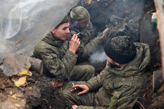 Военнослужащие МО РФ выполняют боевые задачи в Харьковской области