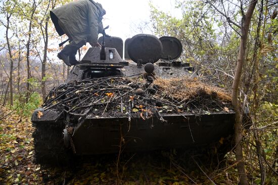 Военнослужащие МО РФ выполняют боевые задачи в Харьковской области