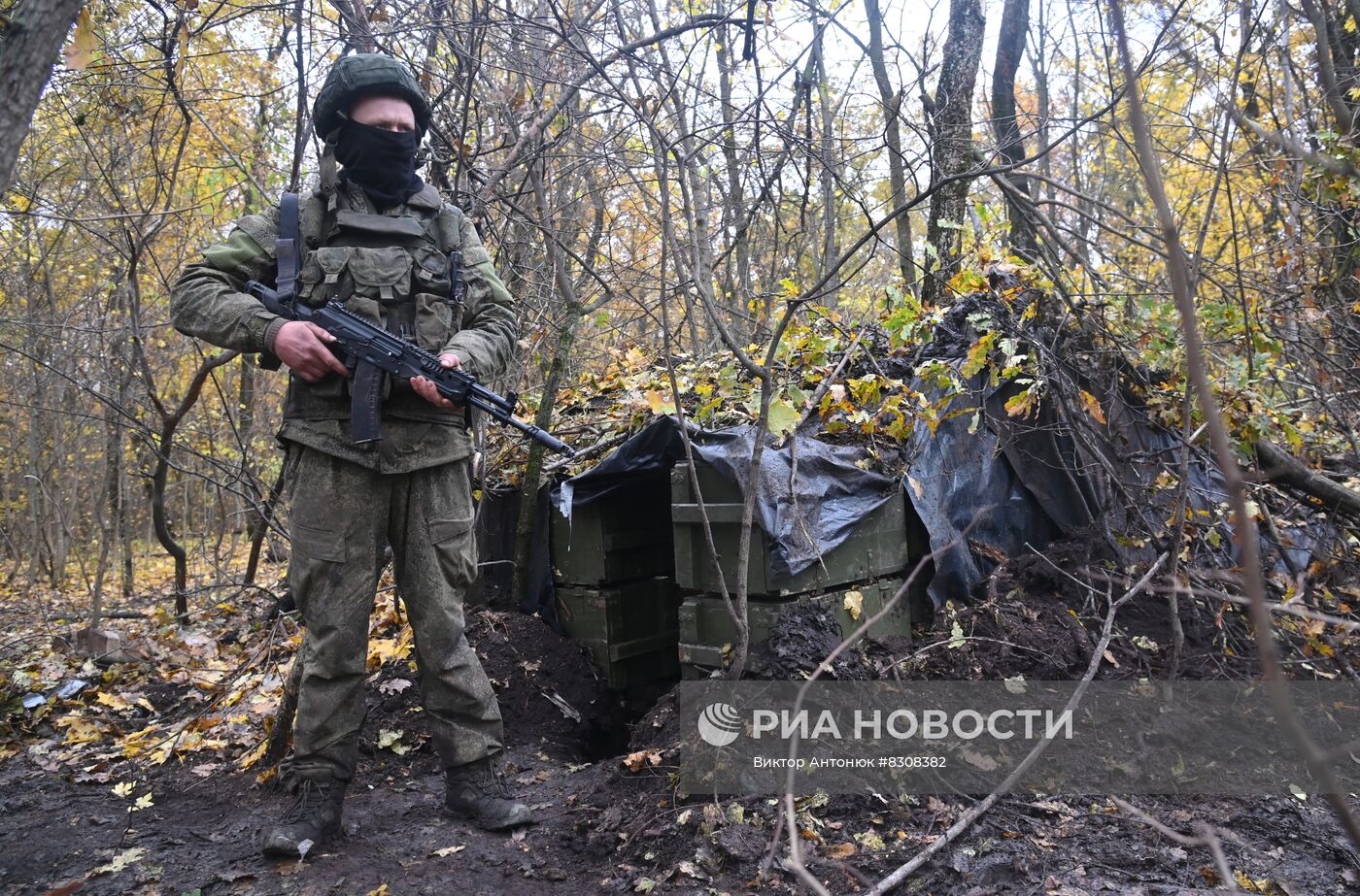 Военнослужащие МО РФ выполняют боевые задачи в Харьковской области