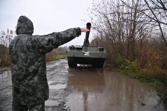 Военнослужащие МО РФ выполняют боевые задачи в Харьковской области