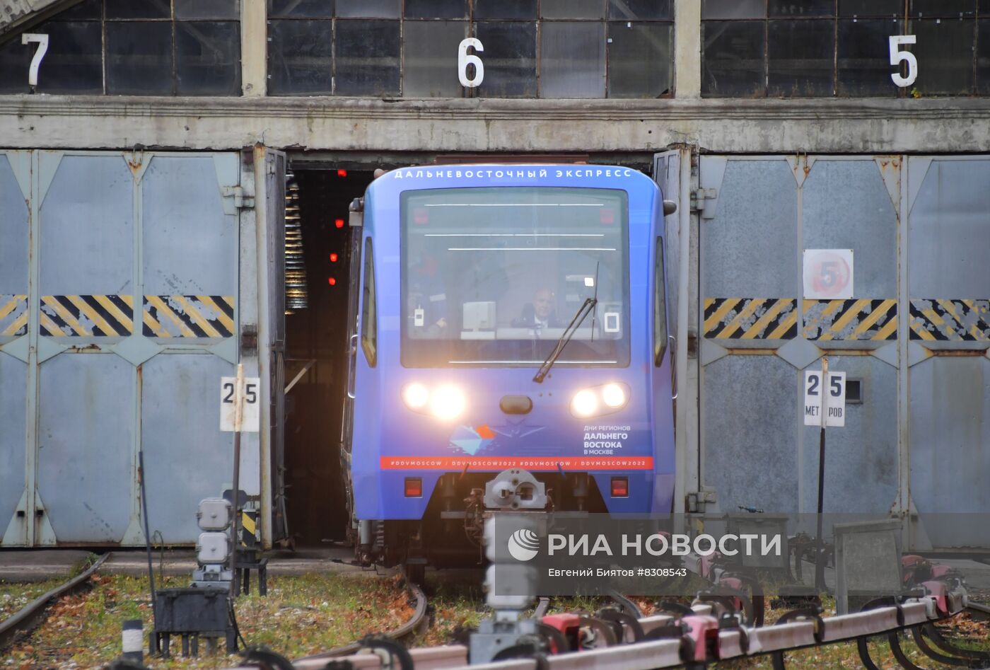 Запуск брендированного поезда метро "Дальневосточный экспресс"