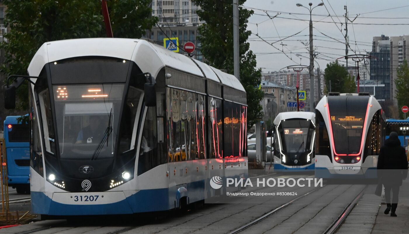 Трамваи в Москве