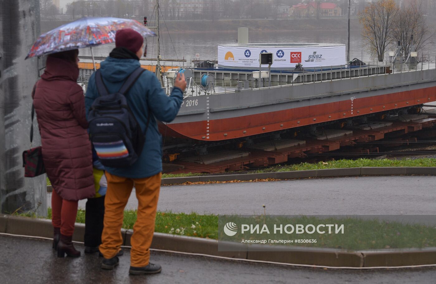 Отправка катушки термоядерного реактора ИТЭР со Средне-Невского судостроительного завода