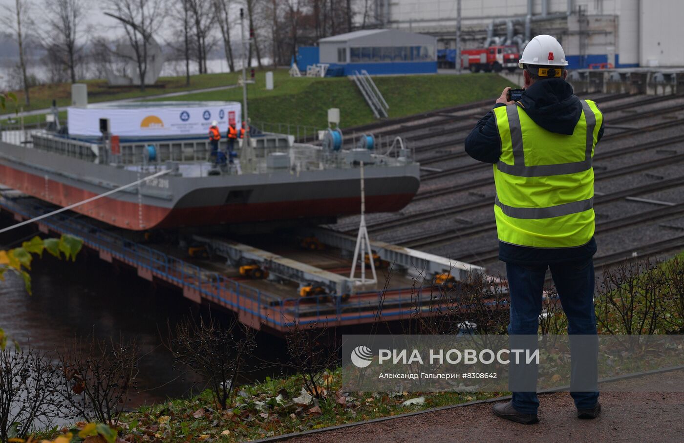 Отправка катушки термоядерного реактора ИТЭР со Средне-Невского судостроительного завода