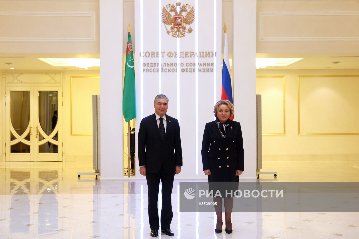 Визит главы верхней палаты парламента Туркмении Г. Бердымухамедова в Москву