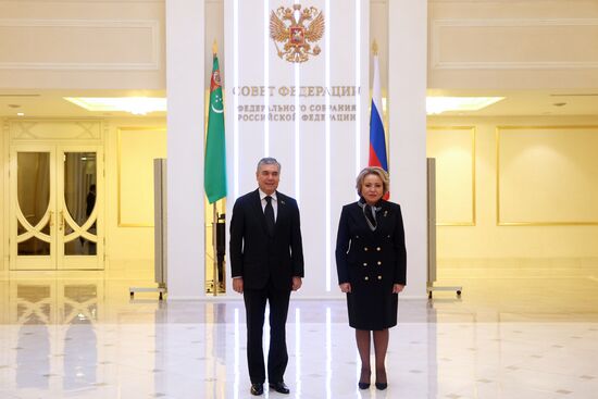 Визит главы верхней палаты парламента Туркмении Г. Бердымухамедова в Москву