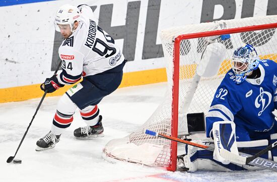 Хоккей. КХЛ. Матч "Динамо" (Москва) - "Металлург" (Магнитогорск)