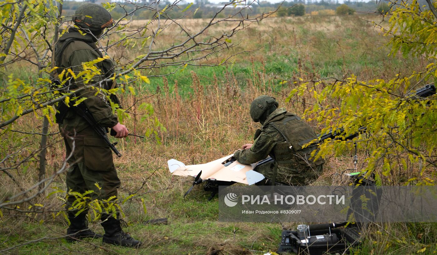 Запуск беспилотников ВС РФ на Николаево-Криворожском направлении