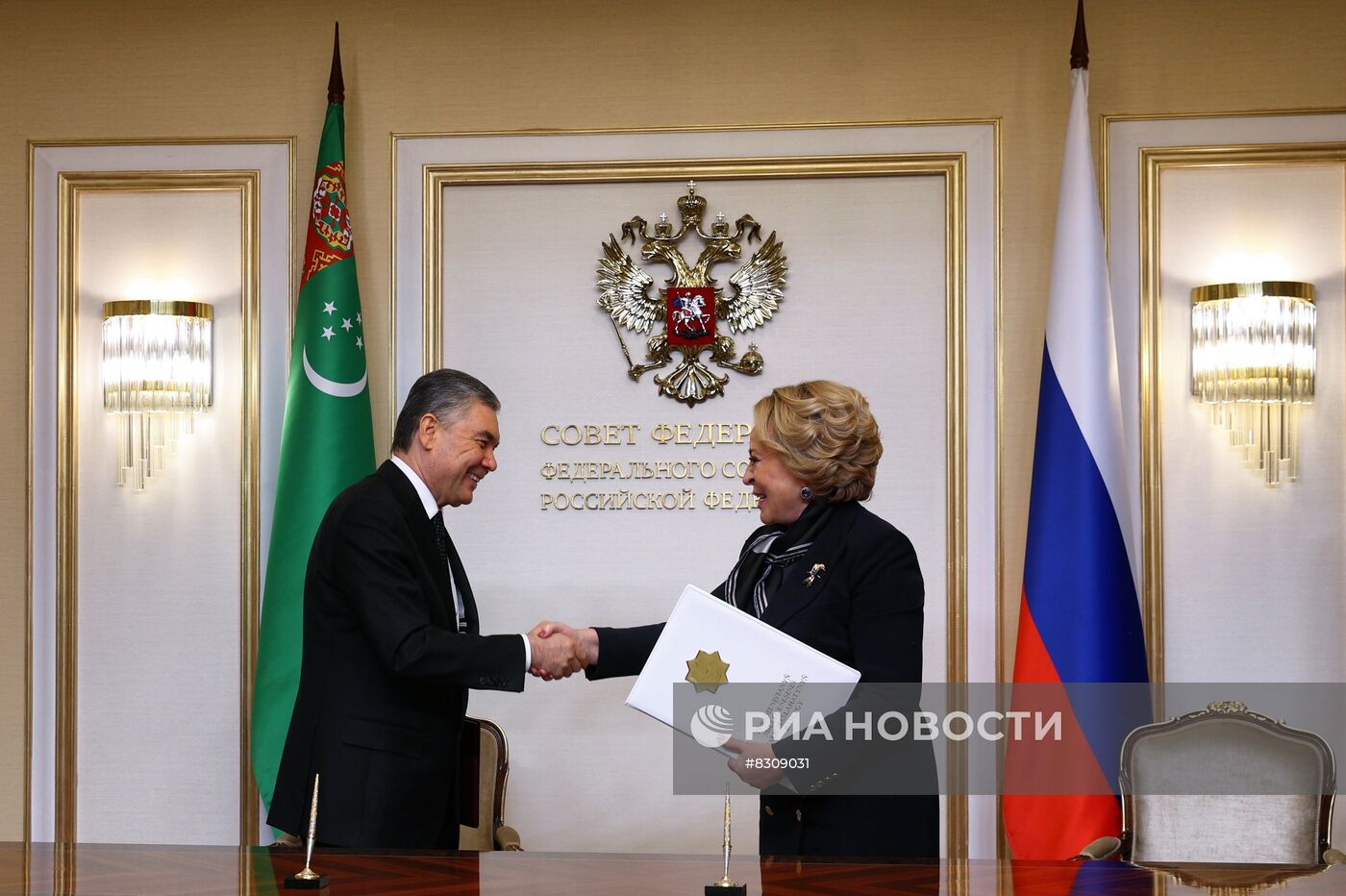 Визит главы верхней палаты парламента Туркмении Г. Бердымухамедова в Москву