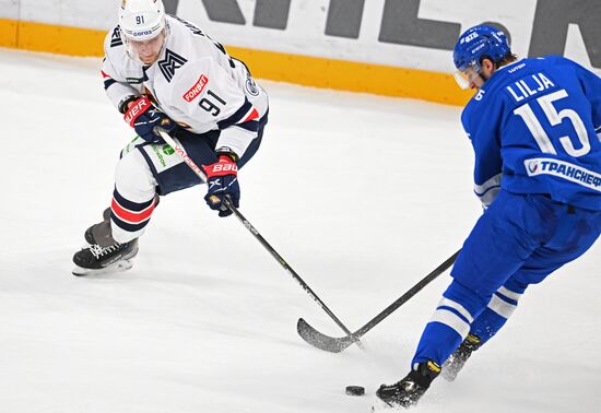 Хоккей. КХЛ. Матч "Динамо" (Москва) - "Металлург" (Магнитогорск)