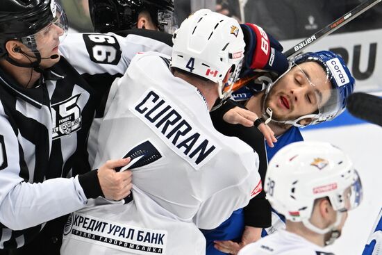 Хоккей. КХЛ. Матч "Динамо" (Москва) - "Металлург" (Магнитогорск)