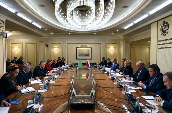 Визит главы верхней палаты парламента Туркмении Г. Бердымухамедова в Москву