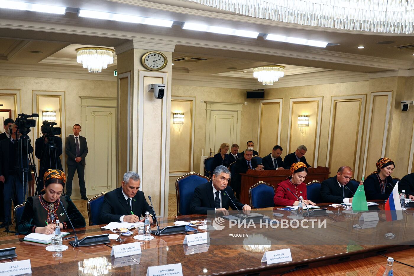 Визит главы верхней палаты парламента Туркмении Г. Бердымухамедова в Москву