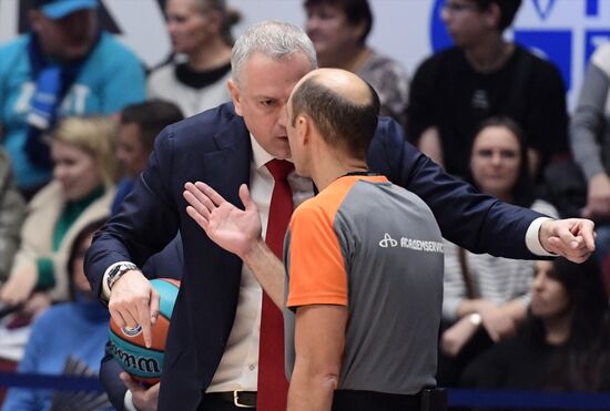 Баскетбол. Единая лига ВТБ. Матч "Зенит" - ЦСКА