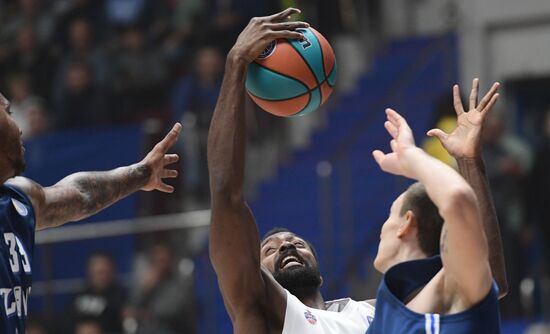 Баскетбол. Единая лига ВТБ. Матч "Зенит" - ЦСКА