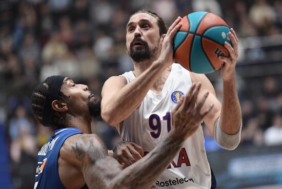 Баскетбол. Единая лига ВТБ. Матч "Зенит" - ЦСКА