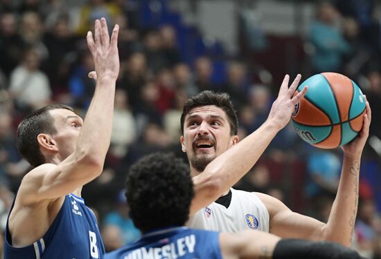 Баскетбол. Единая лига ВТБ. Матч "Зенит" - ЦСКА