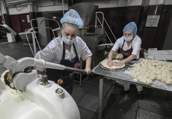 Работа Бердянского хлебокомбината