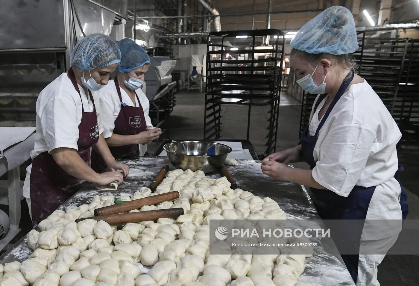 Работа Бердянского хлебокомбината