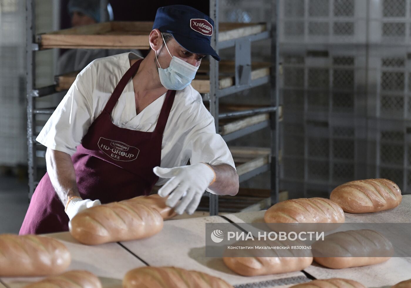 Работа Бердянского хлебокомбината