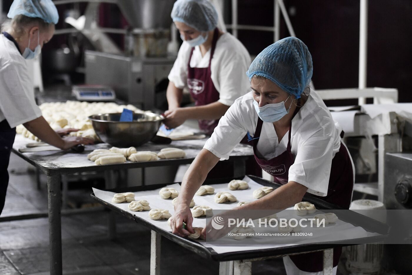 Работа Бердянского хлебокомбината