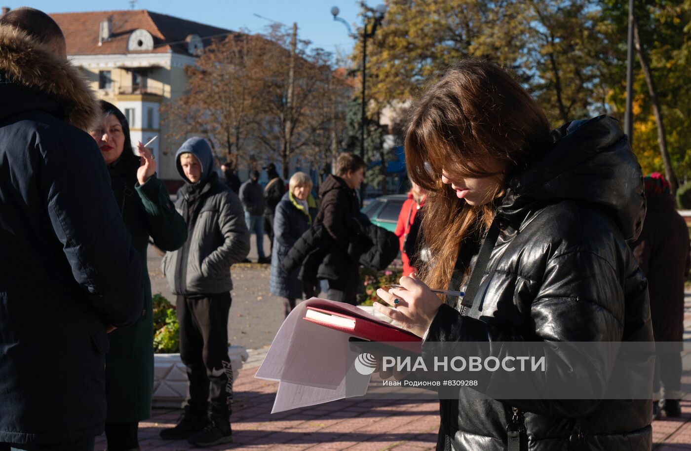 Эвакуация жителей Новой Каховки