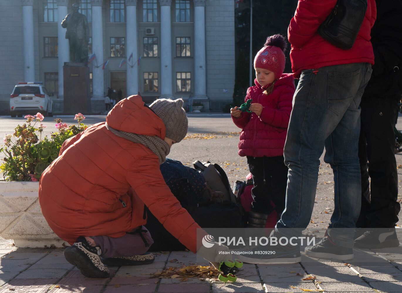 Эвакуация жителей Новой Каховки