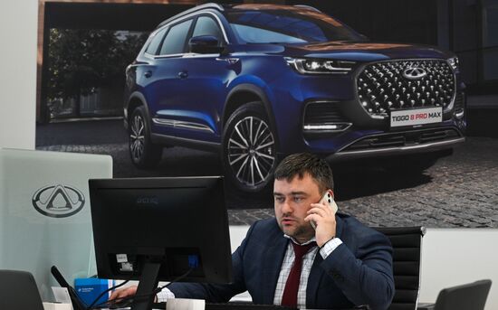 Работа официального дилерского центра Chery ТЦ "Кунцево"