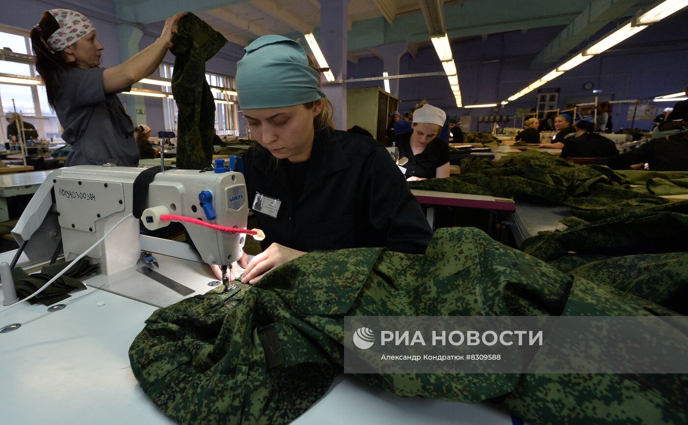 Изготовление униформы для мобилизованных в женской исправительной колонии Челябинской области