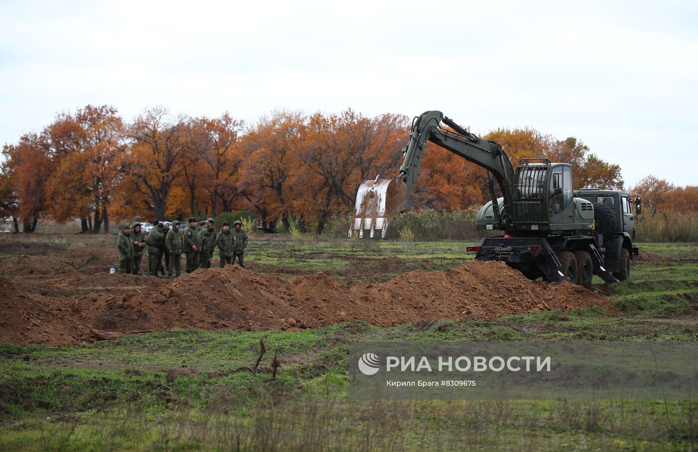 Военная подготовка мобилизованных перед отправкой в войска РФ