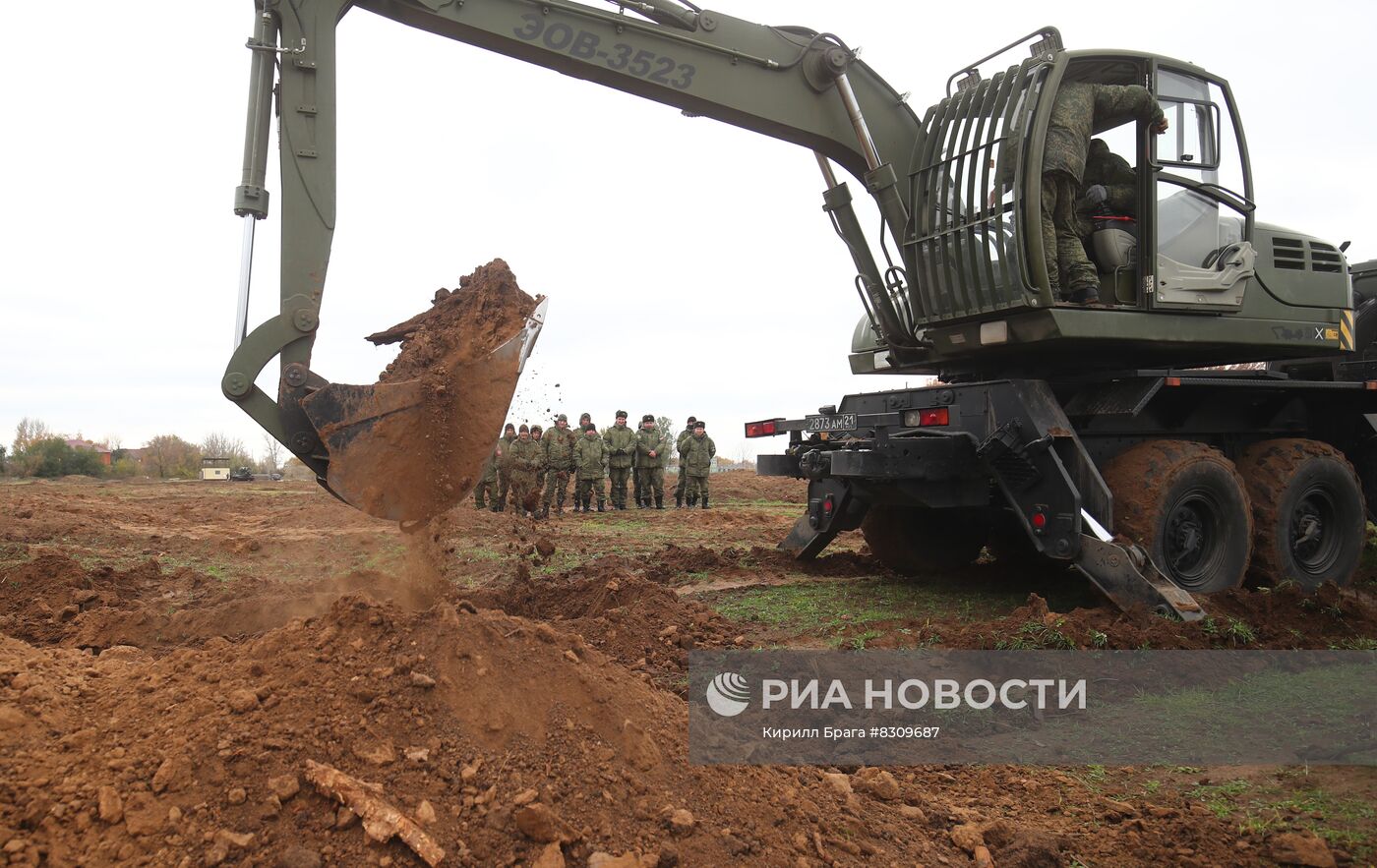 Военная подготовка мобилизованных перед отправкой в войска РФ