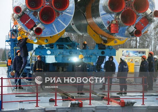 Запуск РН "Союз-2" с военным спутником с космодрома Плесецк