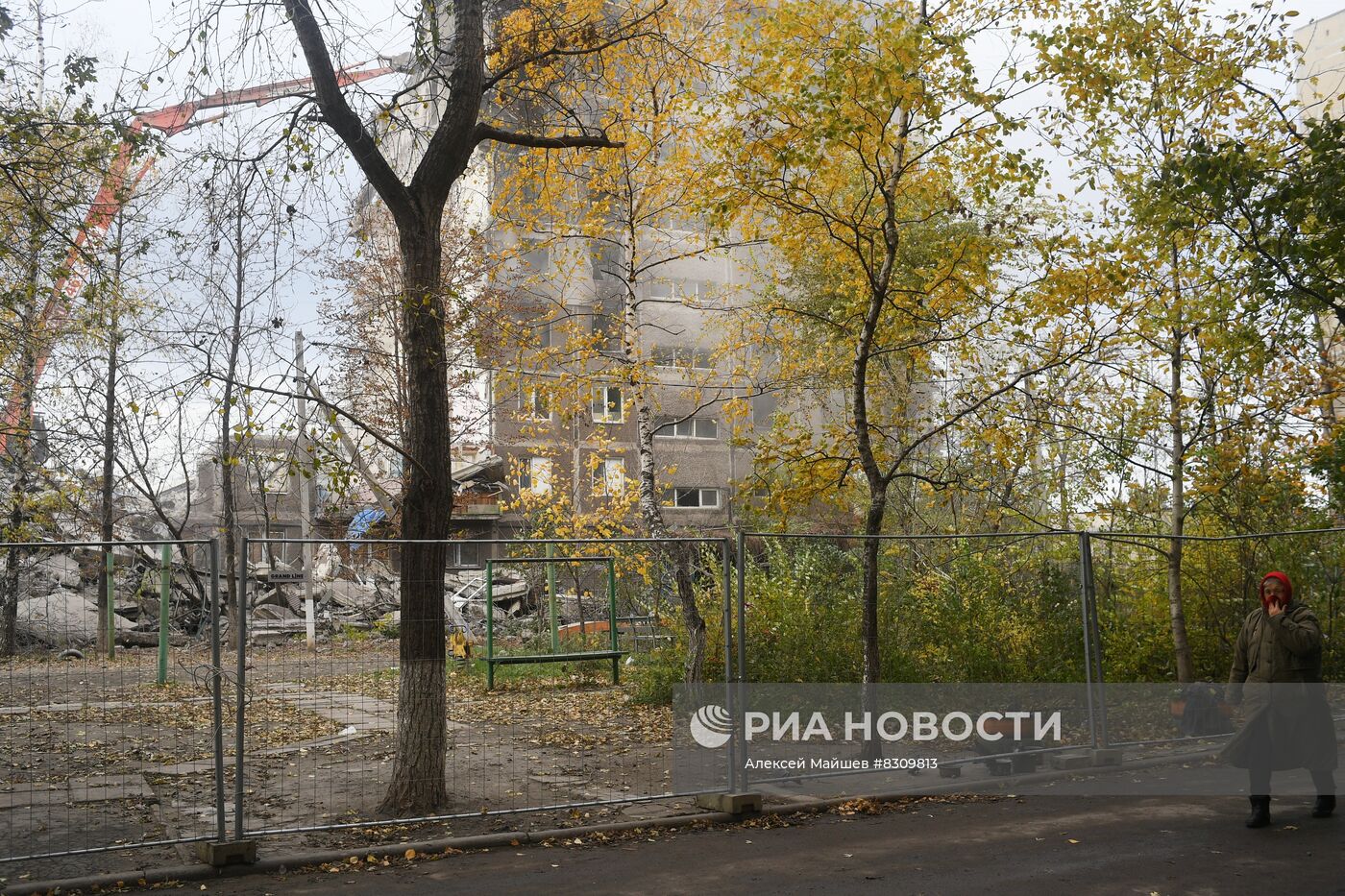 Снос аварийных домов в Мариуполе