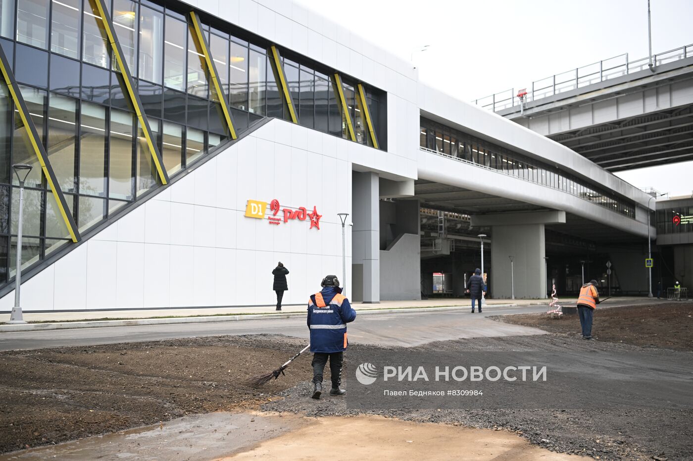 Открытие дополнительного вестибюля станции "Окружная" МЦД1 