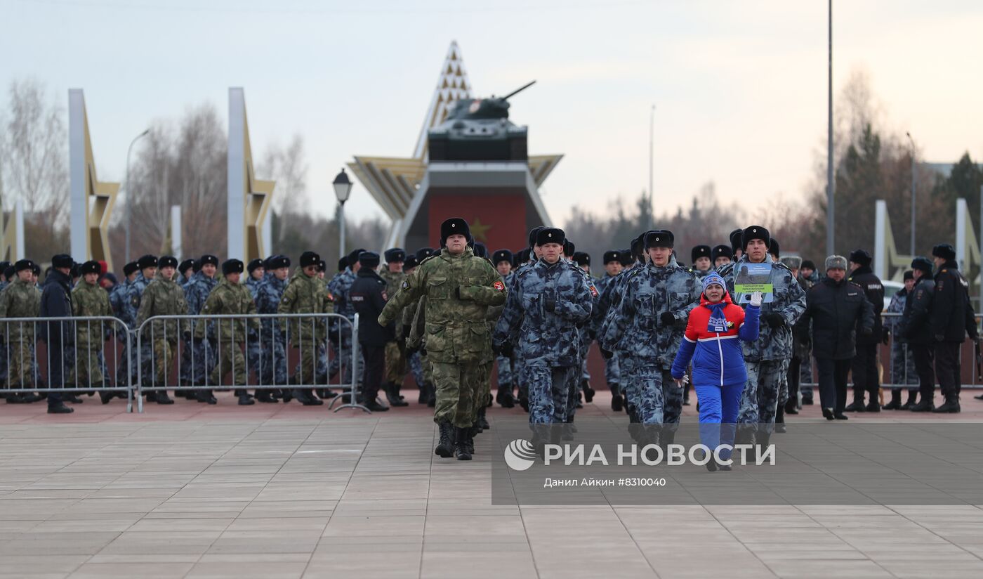 Открытие мемориала Воину-освободителю в Кузбассе