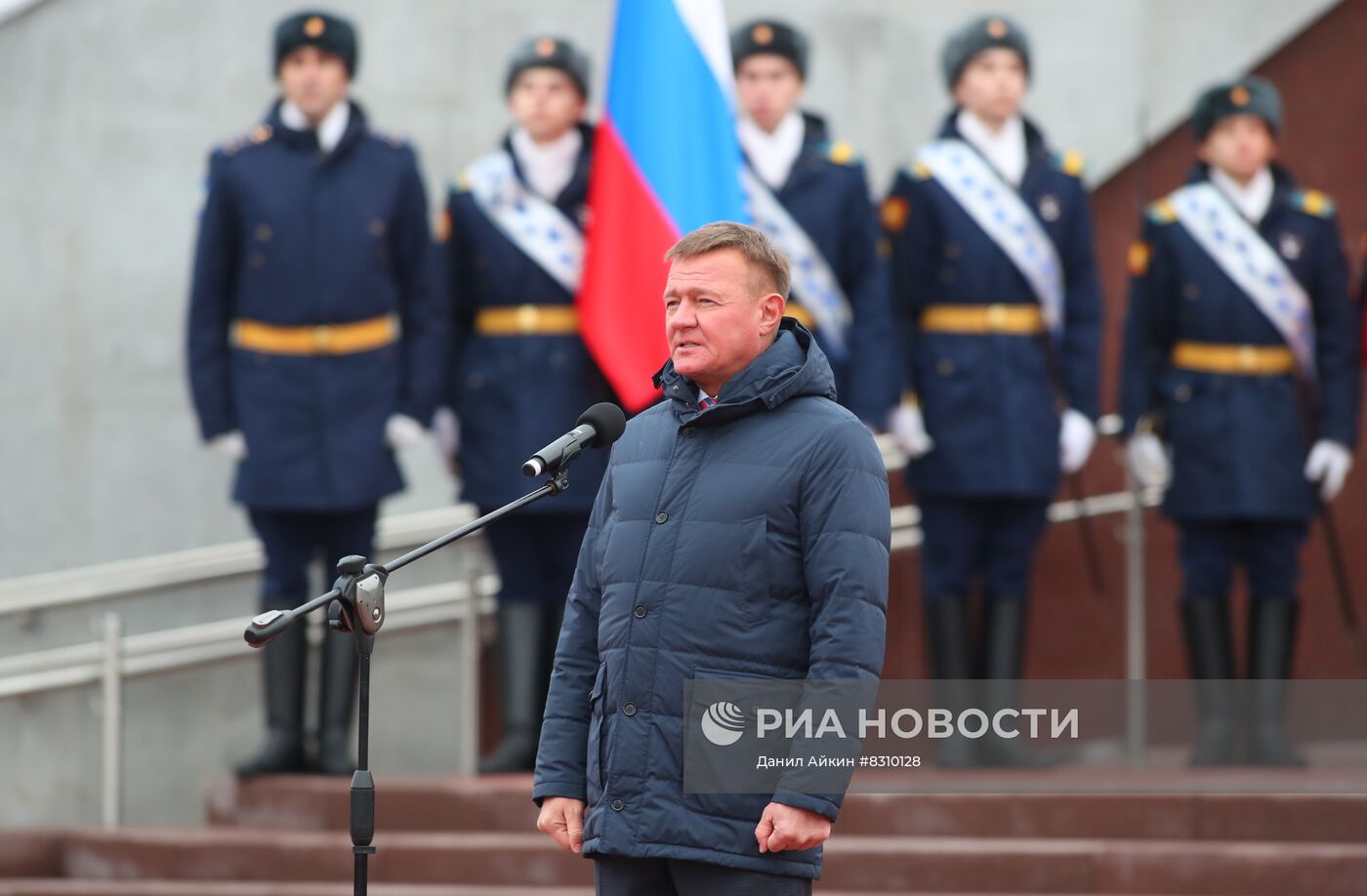 Открытие мемориала Воину-освободителю в Кузбассе