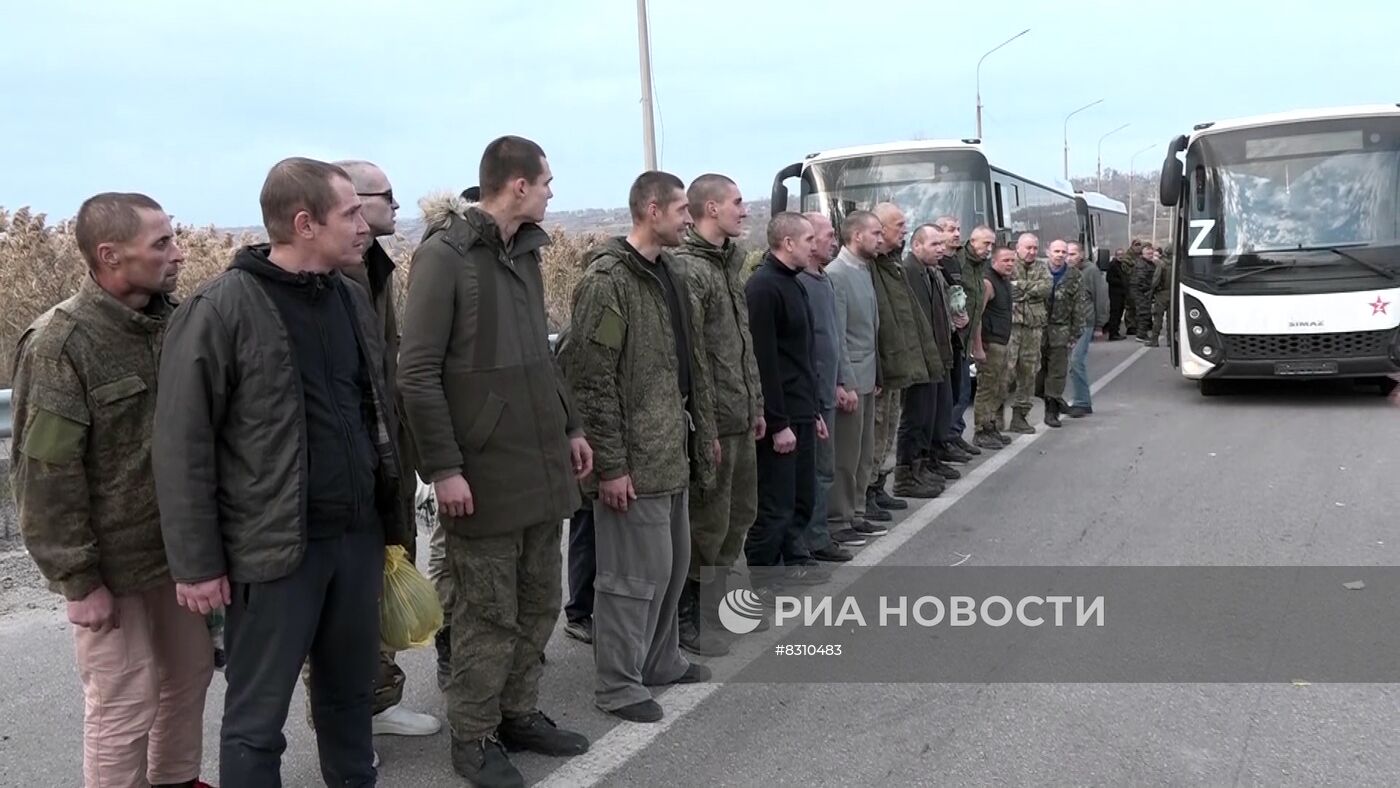 Возвращение из плена российских военных