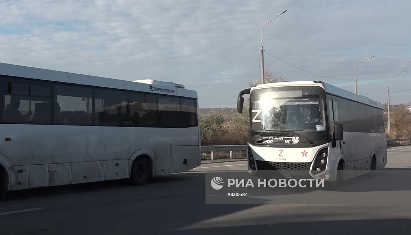 Возвращение из плена российских военных