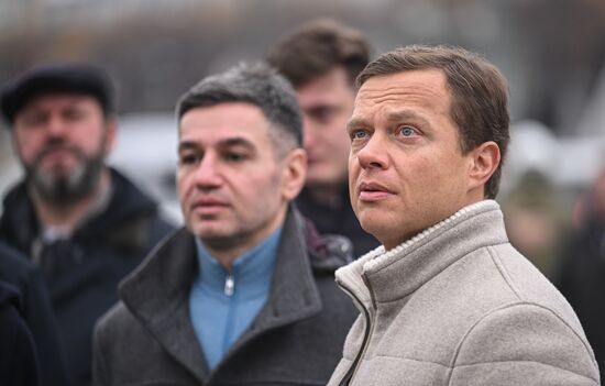 Строительство автовокзала "Красногвардейский" в Москве 