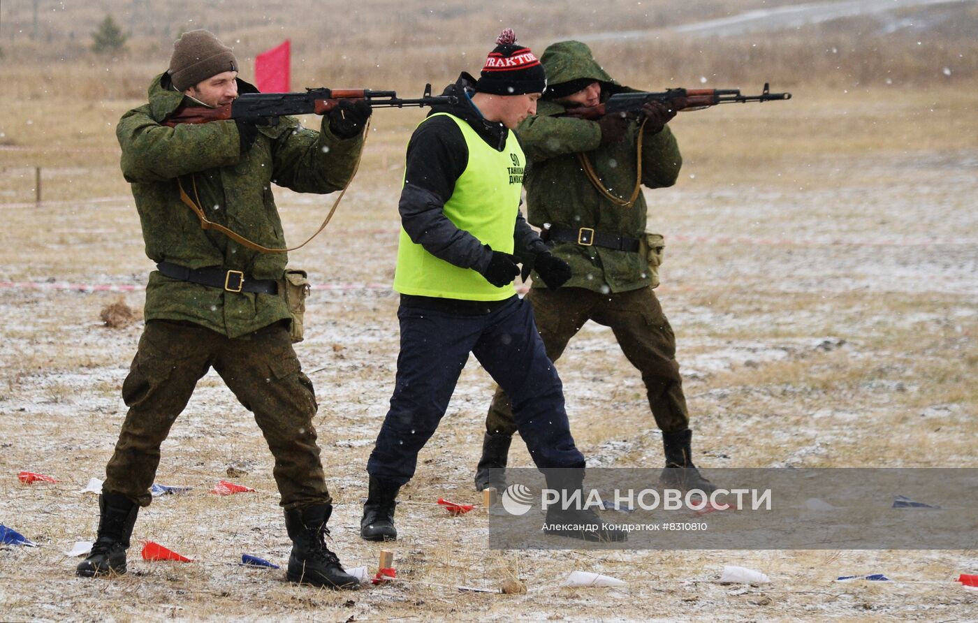 Боевая подготовка мобилизованных в Челябинской области