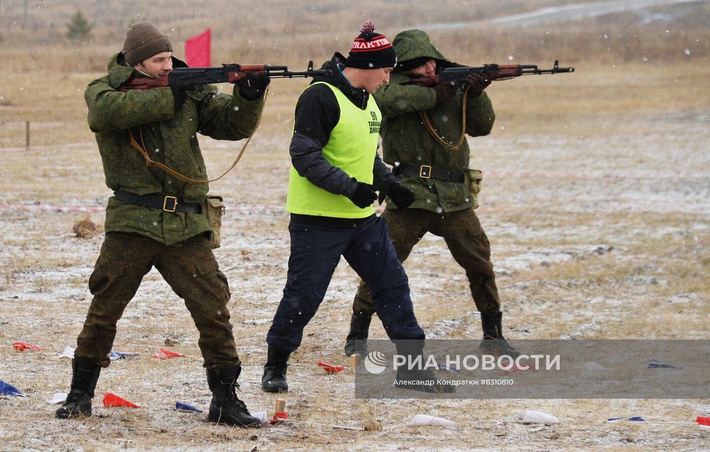 Боевая подготовка мобилизованных в Челябинской области